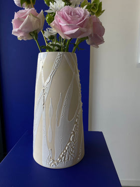 Alabaster Drip Vase